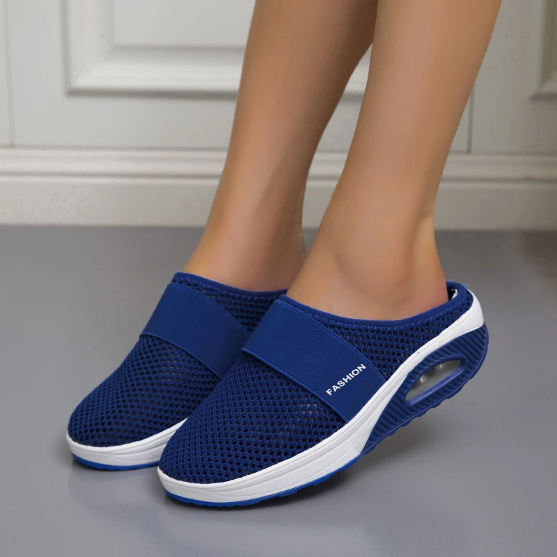 Women Mesh Lightweight Shoes Woman Slippers Wedge Shoes Female Air cushion Sandals Thick Bottem Omen Sneakers Plus Size 43 Black
Women Mesh Lightweight Shoes Woman Slippers Wedge Shoes Female Air cushion Sandals Thick Bottem Omen Sneakers Plus Size 43 Black