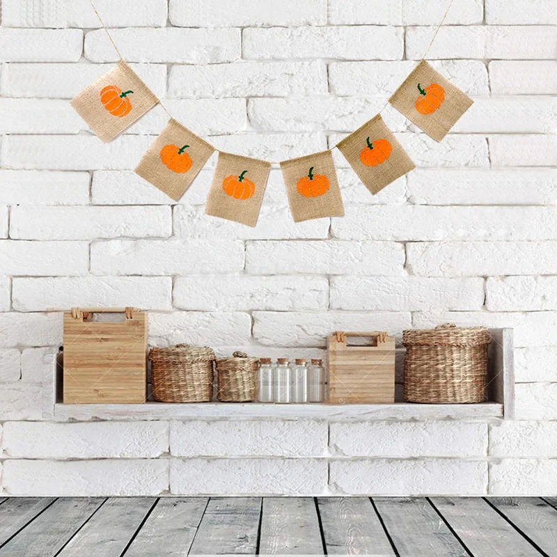 3PCS Linen Pumpkin Flags Cartoon Banner Fall Wedding Birthday Banner Outdoor Autumn Decoration Halloween Party Supplies
3PCS Linen Pumpkin Flags Cartoon Banner Fall Wedding Birthday Banner Outdoor Autumn Decoration Halloween Party Supplies
