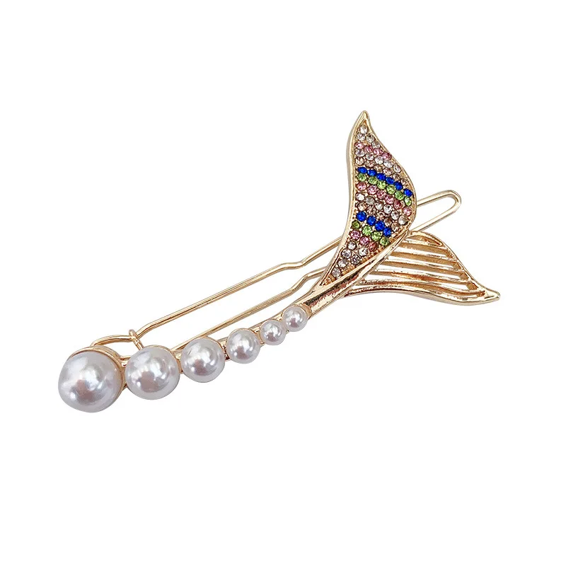 Mermaid Tail Pearl Hair Clips Diamond Trendy Beach Crystal Hair Pin Wedding Party Hair Accessories For Girls Women Hairgrip
Mermaid Tail Pearl Hair Clips Diamond Trendy Beach Crystal Hair Pin Wedding Party Hair Accessories For Girls Women Hairgrip