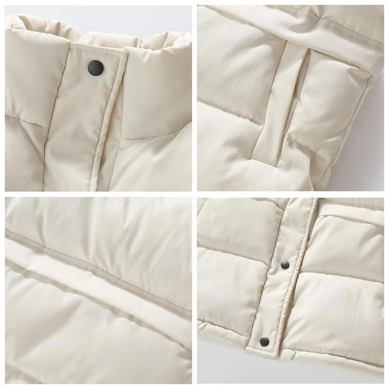 Women Sleeveless Vest Autumn Winter Warm Plus Size 2XL Down Cotton Padded Jacket Female Veats Stand Collar Sleeveless Waistcoat
Women Sleeveless Vest Autumn Winter Warm Plus Size 2XL Down Cotton Padded Jacket Female Veats Stand Collar Sleeveless Waistcoat