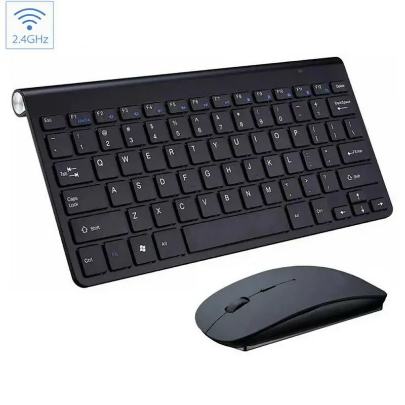 Thin Mini Wireless 2.4G Keyboard And Mouse Combo Set For PC Laptops Notebook Desktop Portable Multimedia Office Supplies
Thin Mini Wireless 2.4G Keyboard And Mouse Combo Set For PC Laptops Notebook Desktop Portable Multimedia Office Supplies