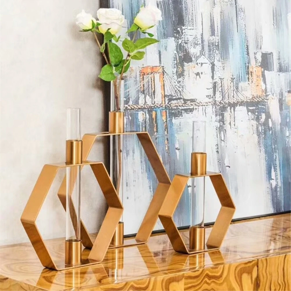 Metal Brief Vase Geometric Patterns Flower Rack Tabletop Glass Plant Bottle Decoration For Wedding Home Living Room
Metal Brief Vase Geometric Patterns Flower Rack Tabletop Glass Plant Bottle Decoration For Wedding Home Living Room