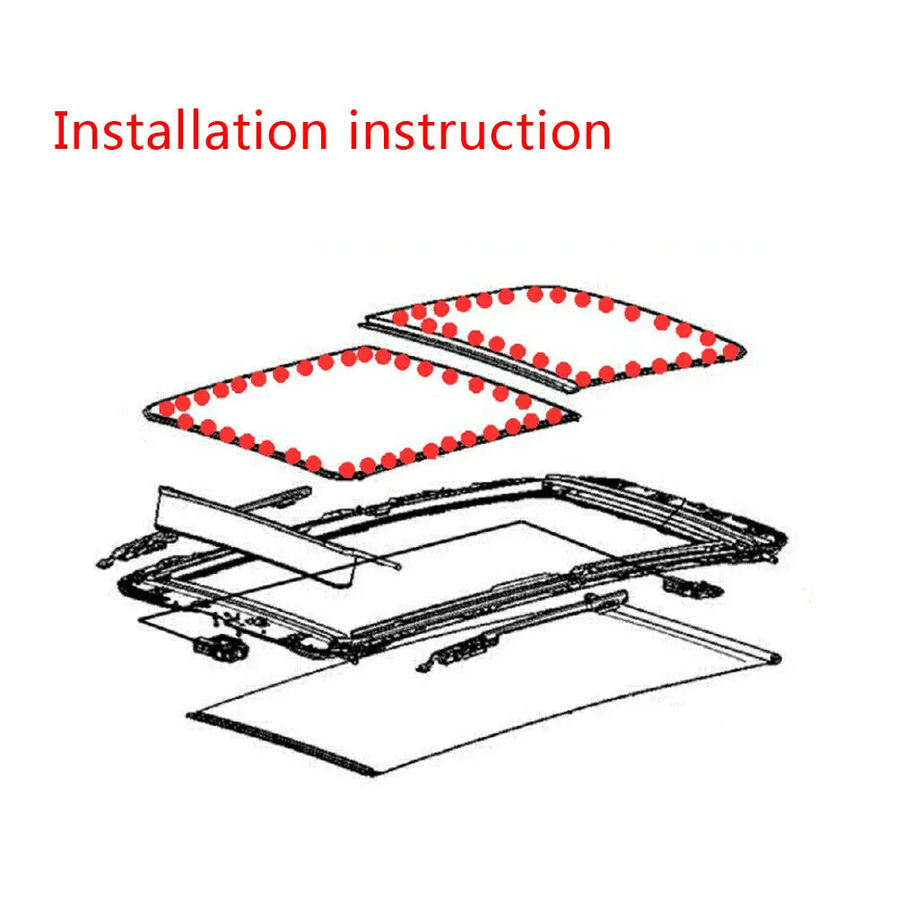 Decor Sealing Strip Decoration Kit Rubber Skylight Moulding Sunroof Quarter Windshield Seal Car
Decor Sealing Strip Decoration Kit Rubber Skylight Moulding Sunroof Quarter Windshield Seal Car