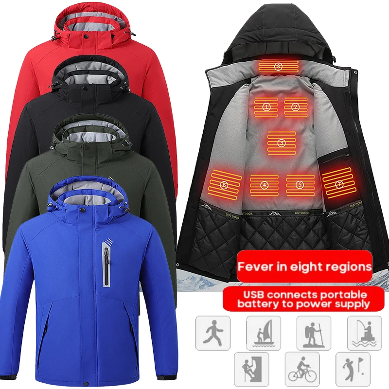 Men Winter Hooded Thick Fleece Parkas Jacket Coat Men Outdoor Military Pockets Loose Parka Jacket Men -40
Men Winter Hooded Thick Fleece Parkas Jacket Coat Men Outdoor Military Pockets Loose Parka Jacket Men -40