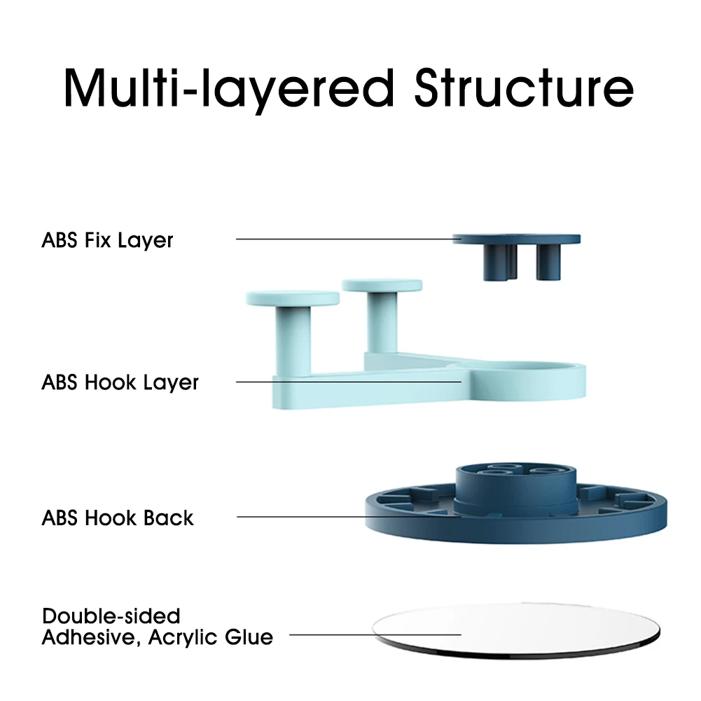 NEW 4Pcs 2 Rotating Arms Multi-Function Wall-Mounted Coat Hooks Self-Adhesive Wall Hooks for Living Room Bedroom Bathroom
NEW 4Pcs 2 Rotating Arms Multi-Function Wall-Mounted Coat Hooks Self-Adhesive Wall Hooks for Living Room Bedroom Bathroom