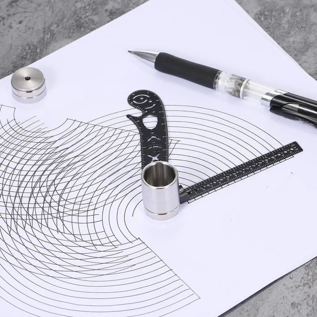Scale Ruler Magnet Multifunctional All In One Measurement Drawing Ruler Drawing Compass Pattern Measuring Drawing Tool
Scale Ruler Magnet Multifunctional All In One Measurement Drawing Ruler Drawing Compass Pattern Measuring Drawing Tool