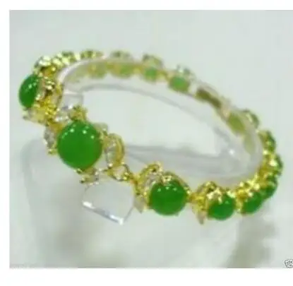 good New green stone Inlay Crystal stone Bracelet AAA style Fine jewe Noble 100% Natural stone 
good New green stone Inlay Crystal stone Bracelet AAA style Fine jewe Noble 100% Natural stone