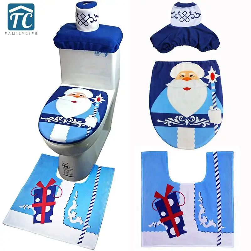 Christmas Santa Toilet Seat Cover 3PCS/Set Anti-Slip Christmas Bathroom Mat Christmas Decoration Oliet Rug Home Xmas New Year
Christmas Santa Toilet Seat Cover 3PCS/Set Anti-Slip Christmas Bathroom Mat Christmas Decoration Oliet Rug Home Xmas New Year