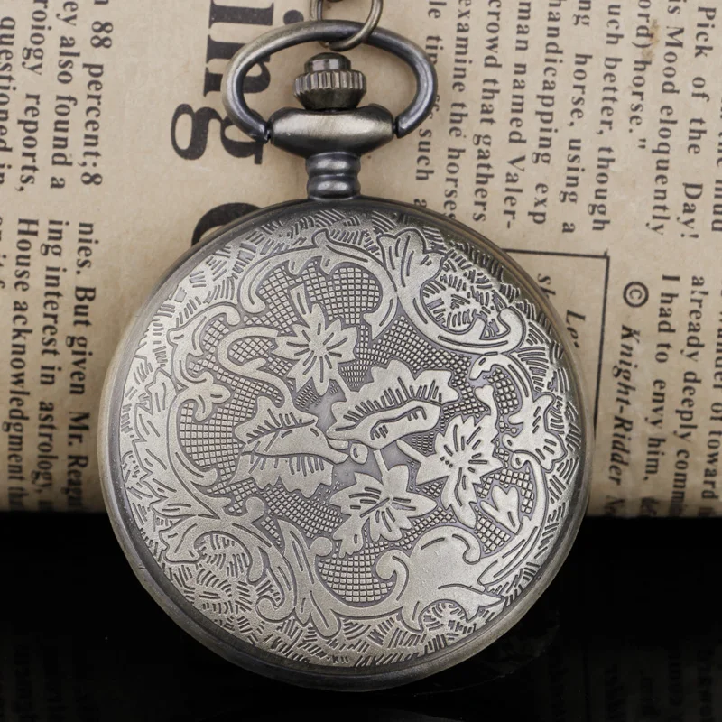 Часы кварцевые карманные для мужчин и женщин с бронзовым портретом древних