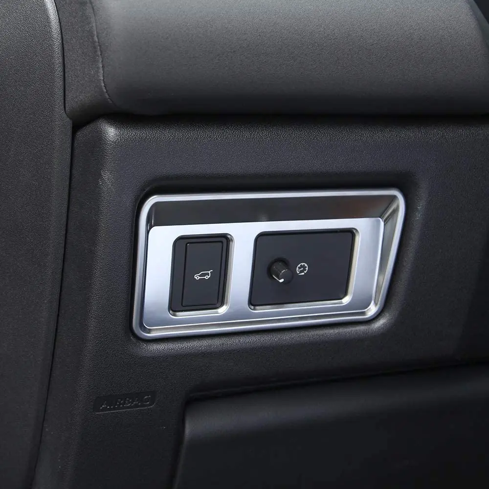 ABS Chrome Tail Door Switch Button Cover Trim 1pc For Land Rover Discovery Sport
ABS Chrome Tail Door Switch Button Cover Trim 1pc For Land Rover Discovery Sport