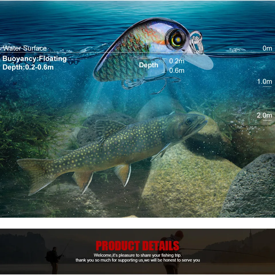 Luya Bait Rock Fishing 28.5mm1.95G Sea Fishing Bionic Luya Plastic Lure Mini Fishing Lure Trolling Hard Bait Wobbler 1Pcs 3D Eye
Luya Bait Rock Fishing 28.5mm1.95G Sea Fishing Bionic Luya Plastic Lure Mini Fishing Lure Trolling Hard Bait Wobbler 1Pcs 3D Eye