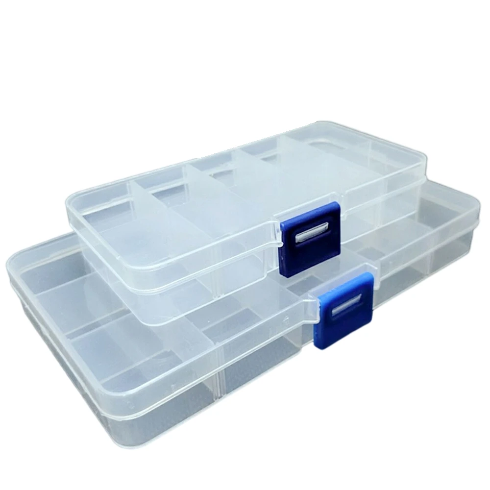 1PC Transparent Plastic Rectangle 10 Lattice /15 Storage Box Earring Ring Jewelry Bin Bead Case Container
1PC Transparent Plastic Rectangle 10 Lattice /15 Storage Box Earring Ring Jewelry Bin Bead Case Container
