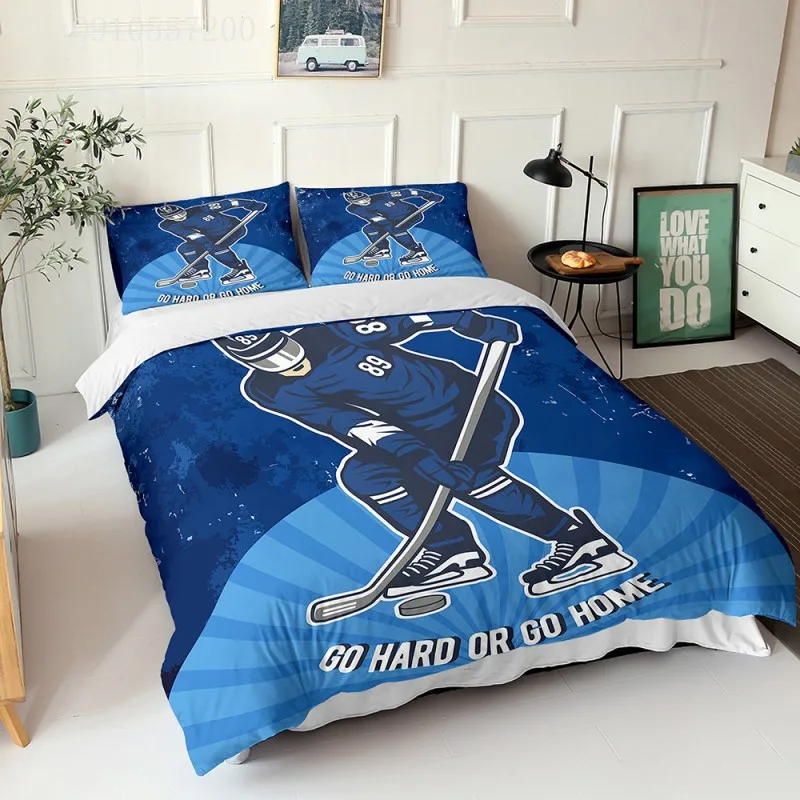 Digital Printing Sports Bedding Set for Boys Ice Hockey Player Duvet Cover Microfiber Twin Full Queen Size Bed Set Dropshipping
Digital Printing Sports Bedding Set for Boys Ice Hockey Player Duvet Cover Microfiber Twin Full Queen Size Bed Set Dropshipping