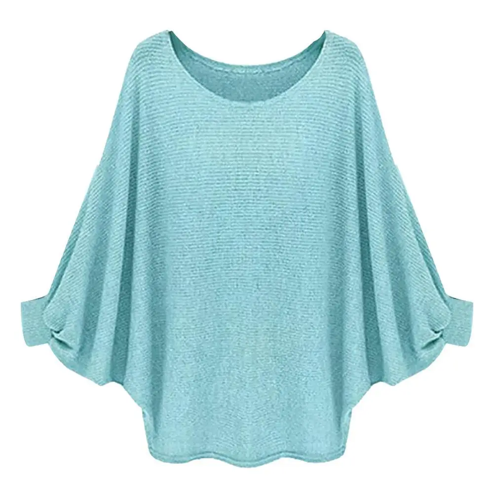Autumn Winter Sweater Women Solid Color Oversized Batwing Sleeve Sweater Long Sleeve Jumper Pullover Sweater
Autumn Winter Sweater Women Solid Color Oversized Batwing Sleeve Sweater Long Sleeve Jumper Pullover Sweater