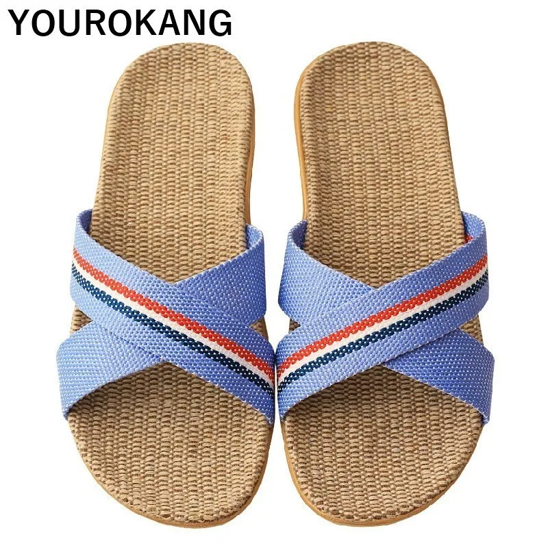 Women Linen Slippers Indoor Floor Flax Flip Flops Home Slippers Lightweight Couple Shoes Unisex Antiskid Badslippers Hot Sale
Women Linen Slippers Indoor Floor Flax Flip Flops Home Slippers Lightweight Couple Shoes Unisex Antiskid Badslippers Hot Sale