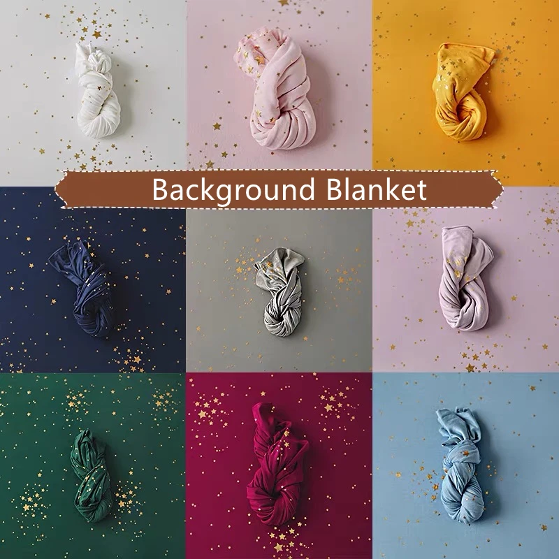 Baby Photography Props Bronzing Stars Blanket Wrap Hat Set Photo Background Cloth Newborn Accessories For Photo Shoot Boy Girl
Baby Photography Props Bronzing Stars Blanket Wrap Hat Set Photo Background Cloth Newborn Accessories For Photo Shoot Boy Girl