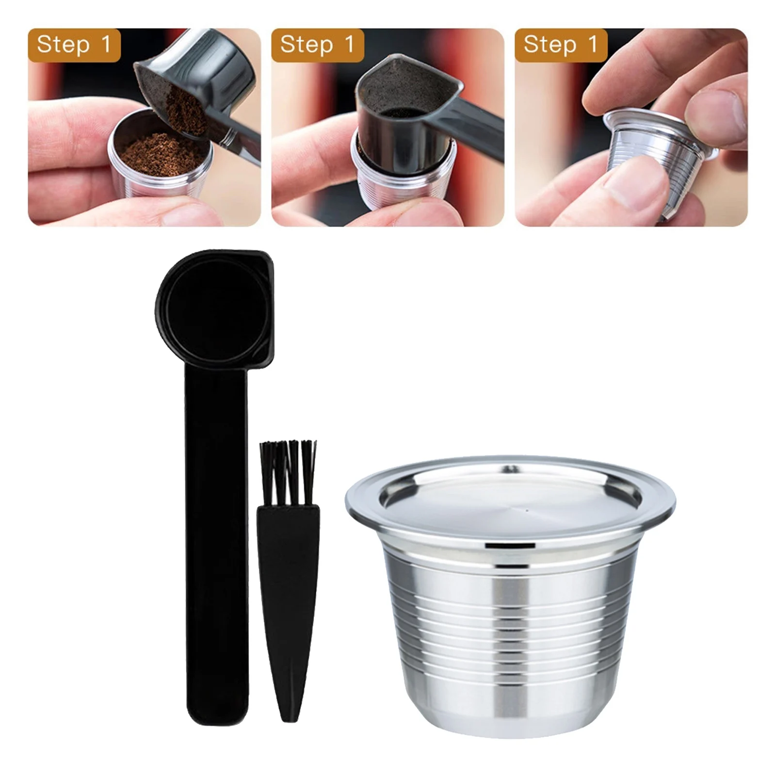 Refillable Coffee Capsule, Stainless Steel ,Reusable Coffee Pod Holder Filter Set for U, for Pixie, for Maestria, for
Refillable Coffee Capsule, Stainless Steel ,Reusable Coffee Pod Holder Filter Set for U, for Pixie, for Maestria, for