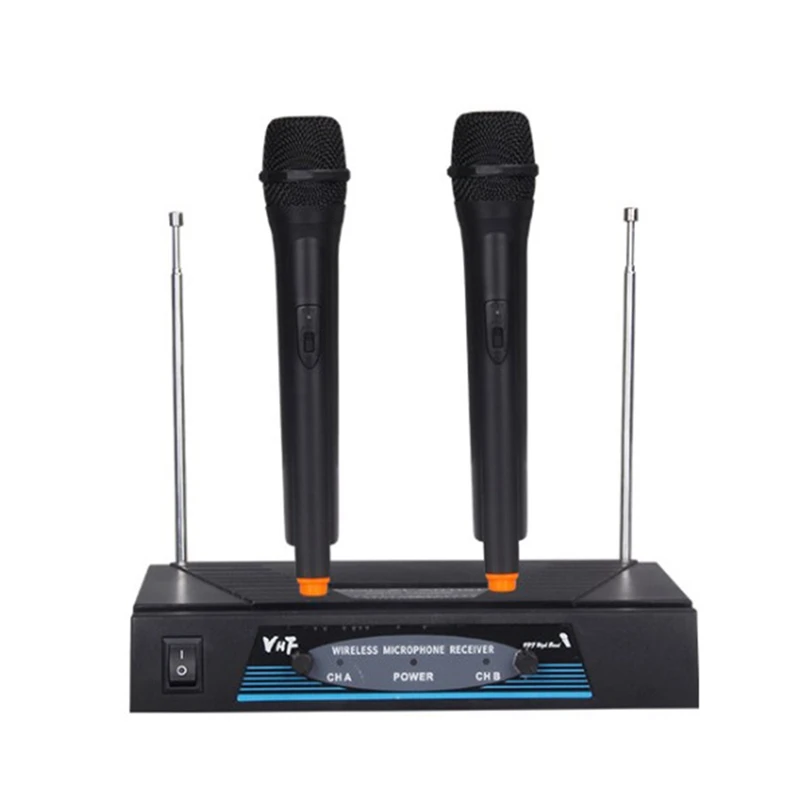 Professional VHF Wireless Microphone, Handheld Microphone, One for Two VHF Wireless Microphones
Professional VHF Wireless Microphone, Handheld Microphone, One for Two VHF Wireless Microphones
