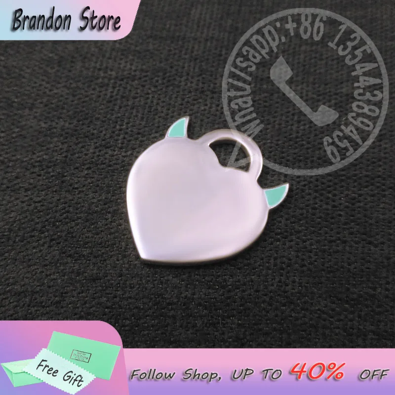 S925 Sterling Silver Pendant Tif Fashion High Quality Enamel Magic Heart Pendant Lady Charm Luxury Brand Exquisite Jewelry Gifts
S925 Sterling Silver Pendant Tif Fashion High Quality Enamel Magic Heart Pendant Lady Charm Luxury Brand Exquisite Jewelry Gifts