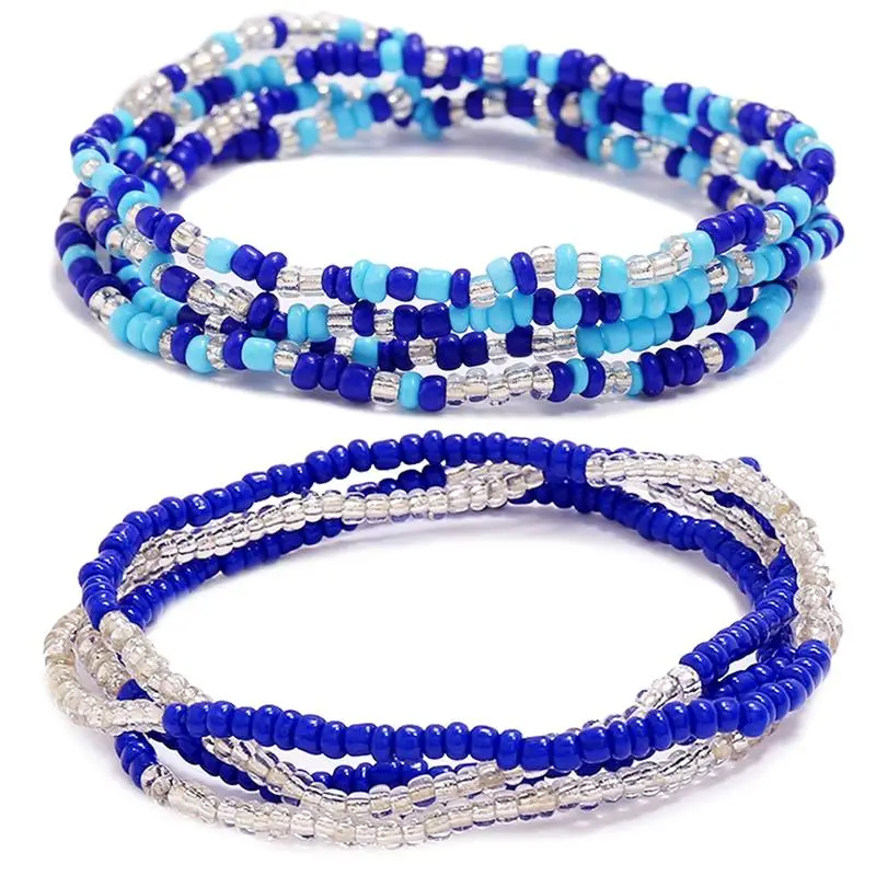 2PCS Fashion Bohemian Waist Chain Creative Beads Decor Waist Jewelry Belly Chain For Women Girls Jewelry Accessories for Beach
2PCS Fashion Bohemian Waist Chain Creative Beads Decor Waist Jewelry Belly Chain For Women Girls Jewelry Accessories for Beach