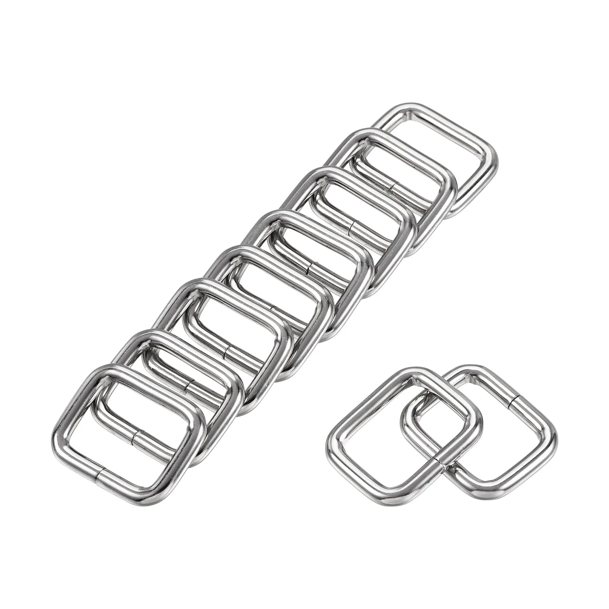Uxcell Metal Rectangle Ring Buckles 20x16mm for Bags Belts DIY Silver Tone 60pcs
Uxcell Metal Rectangle Ring Buckles 20x16mm for Bags Belts DIY Silver Tone 60pcs