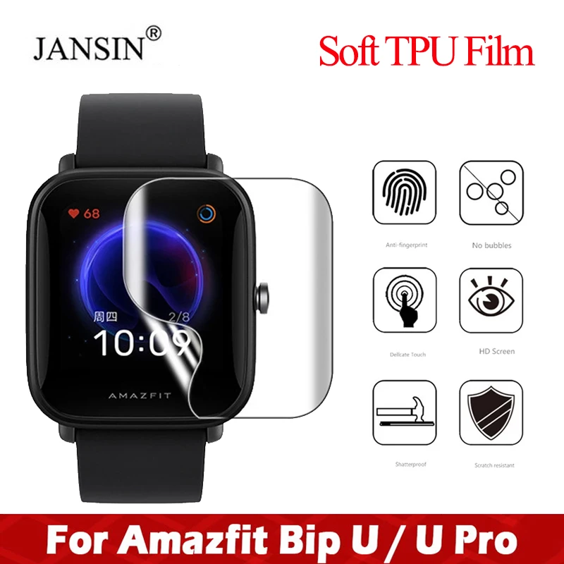 Screen Protector film For Amazfit Bip U/Bip U Pro Protective Film Transparent TPU Watch Films For Huami Amazfit Bip U/Bip U Pro
Screen Protector film For Amazfit Bip U/Bip U Pro Protective Film Transparent TPU Watch Films For Huami Amazfit Bip U/Bip U Pro