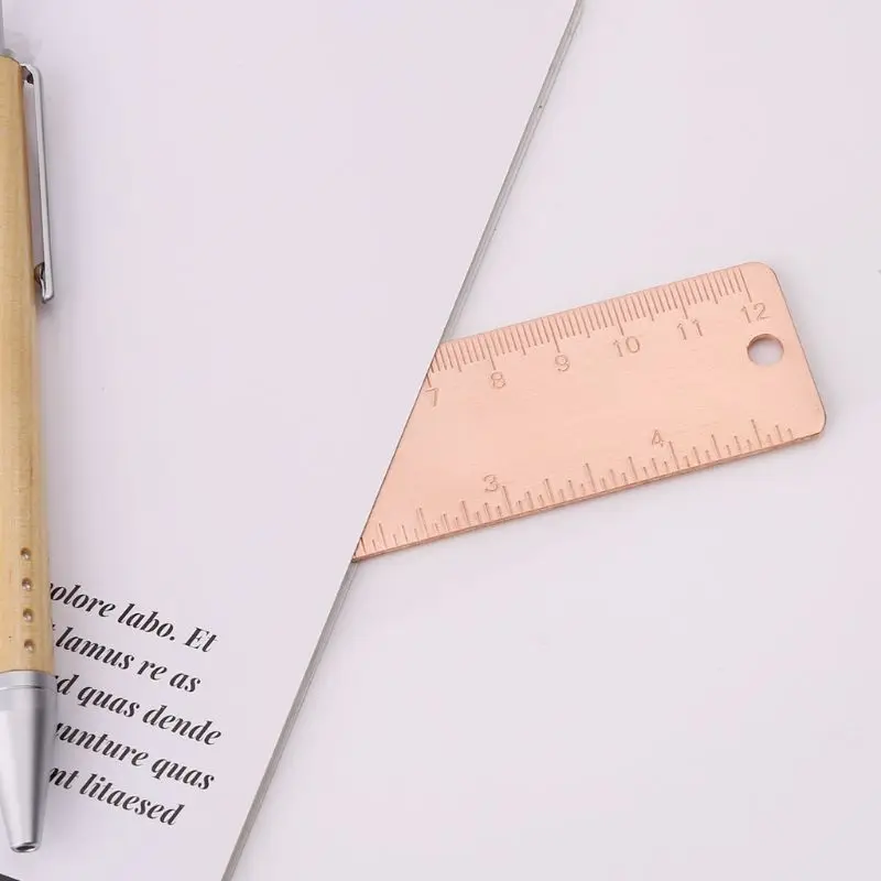 Vintage Copper Brass Straight Ruler Bookmarks Label Cartography Painting Measuring Tool Office School Stationery
Vintage Copper Brass Straight Ruler Bookmarks Label Cartography Painting Measuring Tool Office School Stationery