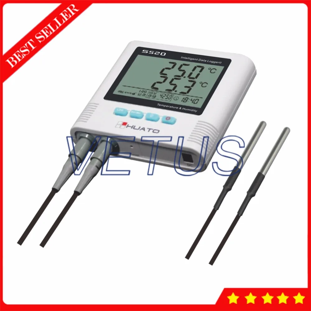S520-DT Double Sensor 2 Channel USB Temperature Data Logger with Built-in sound light alarm function
S520-DT Double Sensor 2 Channel USB Temperature Data Logger with Built-in sound light alarm function