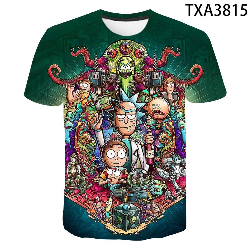 Summer New Men's and Women's T-shirt 3d Printing Rick Children's Cartoon Anime Short-sleeved Casual Fun Top
Summer New Men's and Women's T-shirt 3d Printing Rick Children's Cartoon Anime Short-sleeved Casual Fun Top