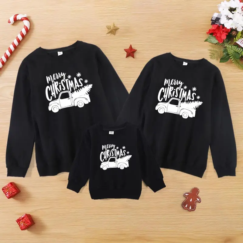 Christmas clothing creative merry christmas cartoon Christmas tree printing trend sweater parents, parents and children
Christmas clothing creative merry christmas cartoon Christmas tree printing trend sweater parents, parents and children
