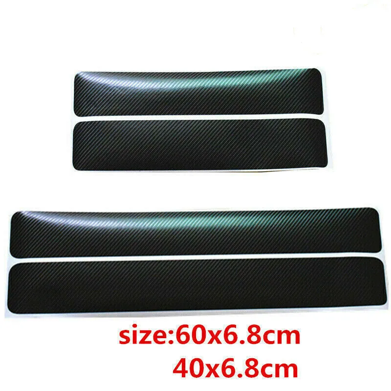 4PCS Carbon Fiber Car AUTO Door Plate Sill Scuff Cover Anti Scratch Sticker Paster Accessories
4PCS Carbon Fiber Car AUTO Door Plate Sill Scuff Cover Anti Scratch Sticker Paster Accessories