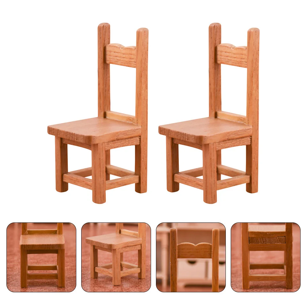 2 шт. Миниатюрные модели мебели, украшения, деревянная мебель, изящный фотореквизит 
2 шт. Миниатюрные модели мебели, украшения, деревянная мебель, изящный фотореквизит