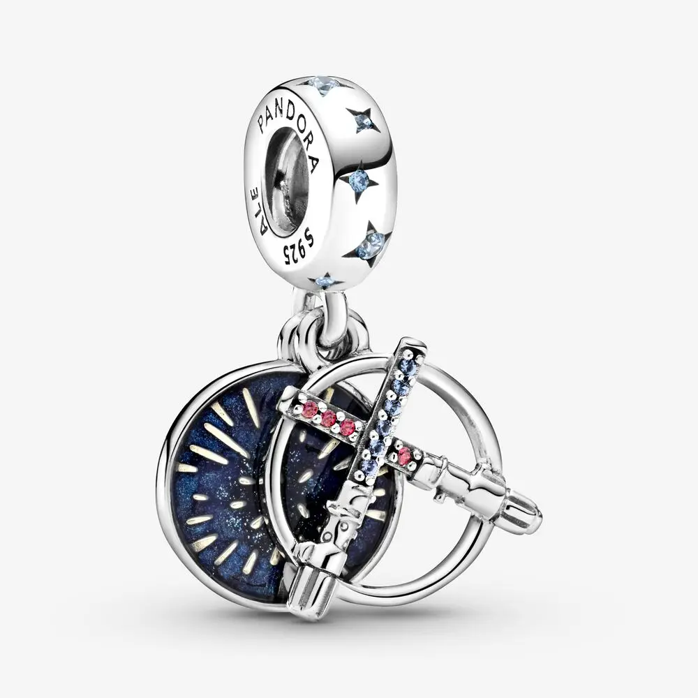 HOT SALE New 925 Sterling Silver Lightsaber double charm Beads Fit Original Pandora Silver Bracelet Pendant Necklace 925 Jewelry
HOT SALE New 925 Sterling Silver Lightsaber double charm Beads Fit Original Pandora Silver Bracelet Pendant Necklace 925 Jewelry