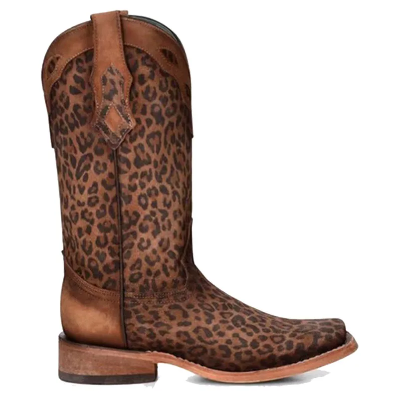 2021 New Winter Leopard Print Fashion Boots Womens Suede Warm Square Head Middle Calf European Style Western Knight Cowboy Boots
2021 New Winter Leopard Print Fashion Boots Womens Suede Warm Square Head Middle Calf European Style Western Knight Cowboy Boots