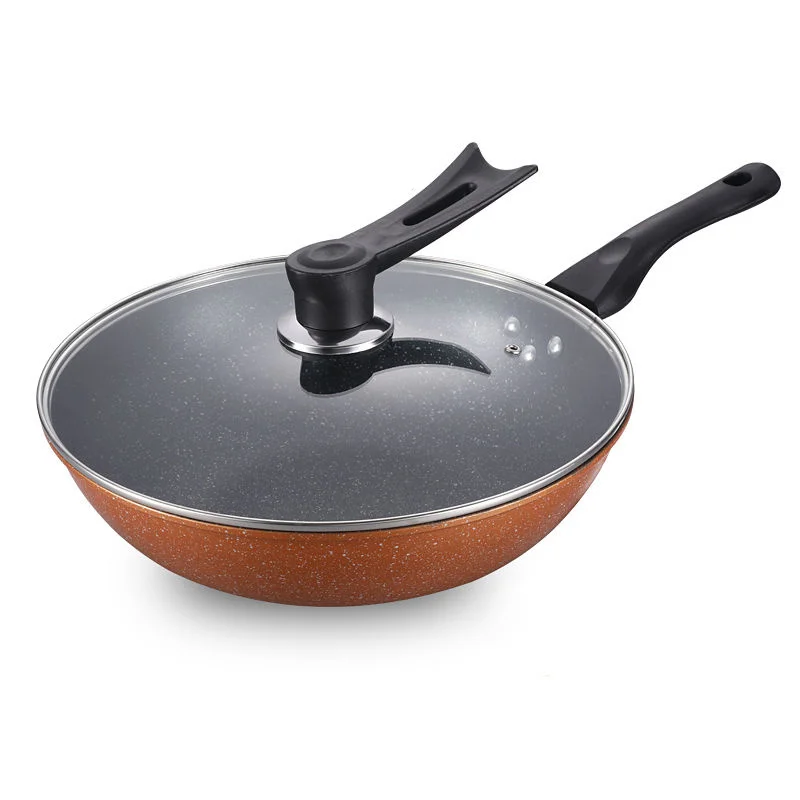 Wok Non-stick Pan No Smoke Cooking Induction Cooker Gas Stove Universal Cookware Induction Pan Ceramic Kiithen Cookware Nonstick
Wok Non-stick Pan No Smoke Cooking Induction Cooker Gas Stove Universal Cookware Induction Pan Ceramic Kiithen Cookware Nonstick