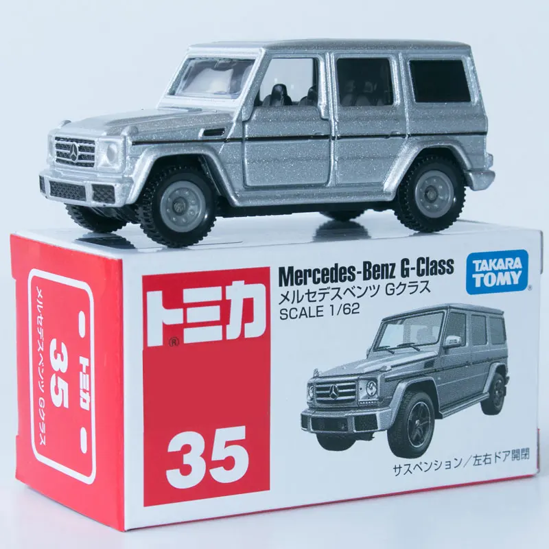 Takara Tomy Tomica No.035 #35 Mercedes -Benz G-Class (коробка) масштаб 1:62 литая Игрушечная модель автомобиля из сплава для мальчиков
Takara Tomy Tomica No.035 #35 Mercedes -Benz G-Class (коробка) масштаб 1:62 литая Игрушечная модель автомобиля из сплава для мальчиков