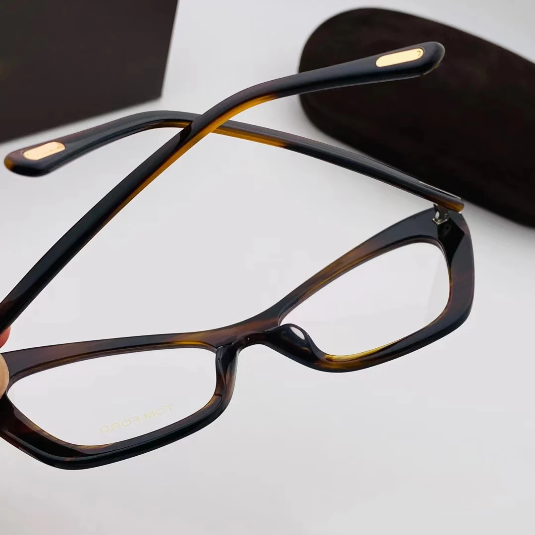 Tom for Optical Eyeglasses Frames Forde Fashion Round Acetate Women Men Reading Myopia Prescription TF5643 EyeGlasses With Case 
Tom for Optical Eyeglasses Frames Forde Fashion Round Acetate Women Men Reading Myopia Prescription TF5643 EyeGlasses With Case