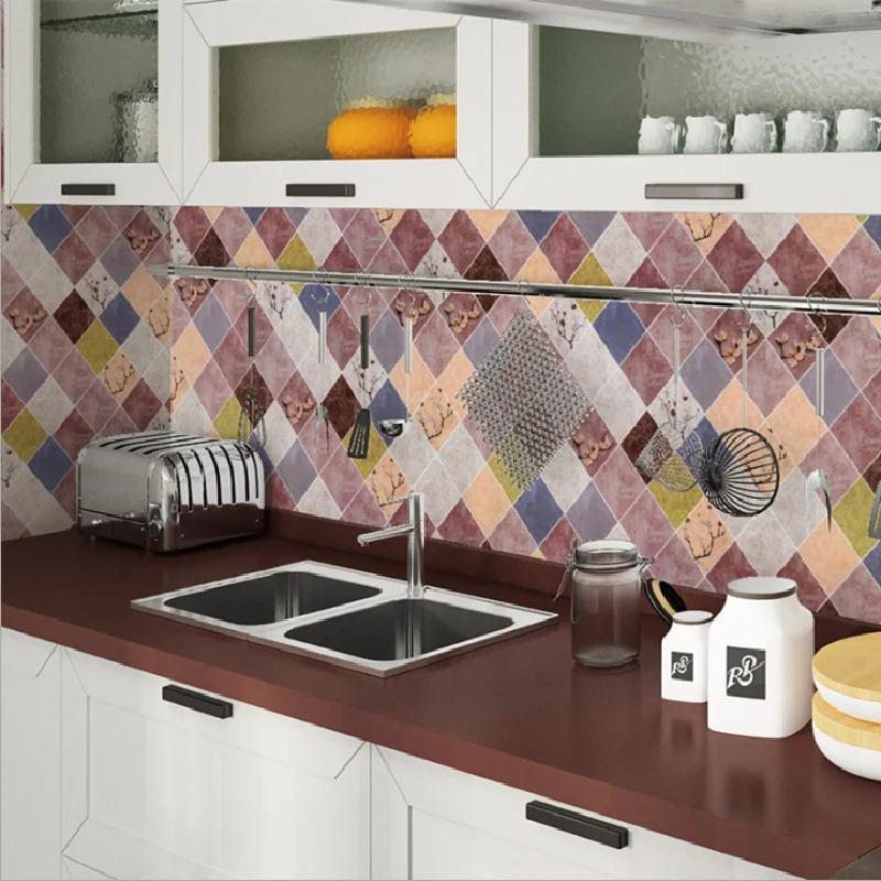 60x200cm Waterproof 3D WallPapers Mosaic Aluminum Foil self adhensive wallpaper for Kitchen Wall Sticker Oil heat resistance
60x200cm Waterproof 3D WallPapers Mosaic Aluminum Foil self adhensive wallpaper for Kitchen Wall Sticker Oil heat resistance