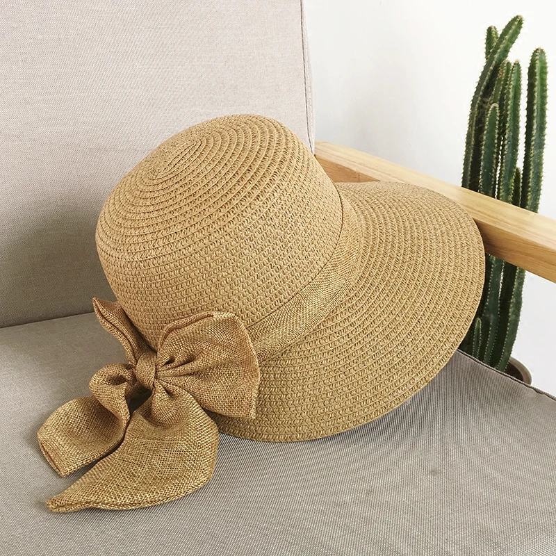 Korean-style Summer Wide Brim Fresh Bow Straw Hat Travel Sun-Proof Visor Leisure Versatile Beach Hat Cool GIRL'S
Korean-style Summer Wide Brim Fresh Bow Straw Hat Travel Sun-Proof Visor Leisure Versatile Beach Hat Cool GIRL'S