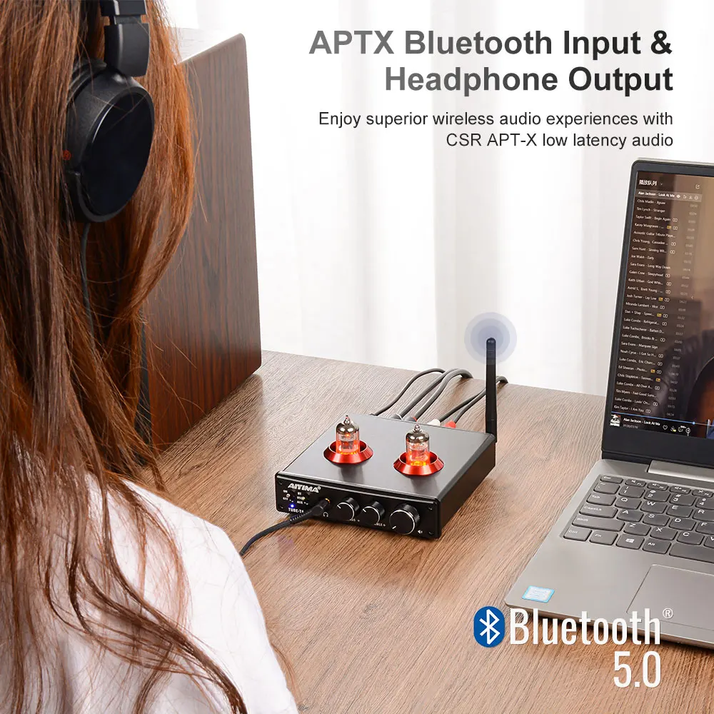 AIYIMA HIFI Tube 6*1n Preamplifier Buletooth Preamp HD Audio Headphone Amplifier PC USB DAC Tone Control Home Theater System
AIYIMA HIFI Tube 6*1n Preamplifier Buletooth Preamp HD Audio Headphone Amplifier PC USB DAC Tone Control Home Theater System