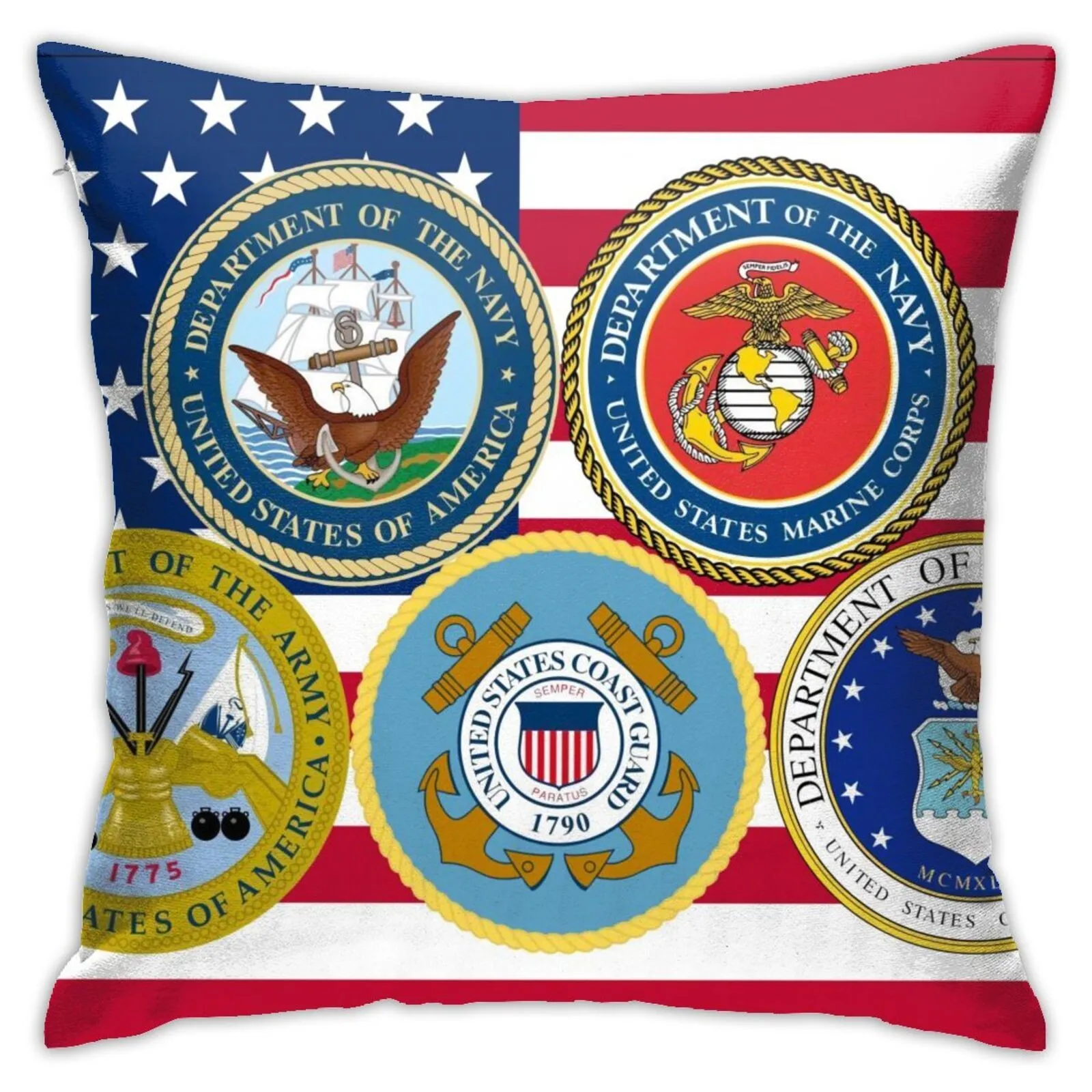 2021 New Product 3d Printing Customization United States Coast Guard 1790 Pillowcase 
2021 New Product 3d Printing Customization United States Coast Guard 1790 Pillowcase