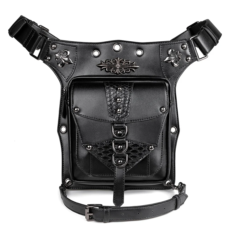 Steampunk Bags Gothic Messenger Handbag Vintage Fashion Retro Rock Waist Pack Small Shoulder Leg Bag Backpack Unisex
Steampunk Bags Gothic Messenger Handbag Vintage Fashion Retro Rock Waist Pack Small Shoulder Leg Bag Backpack Unisex