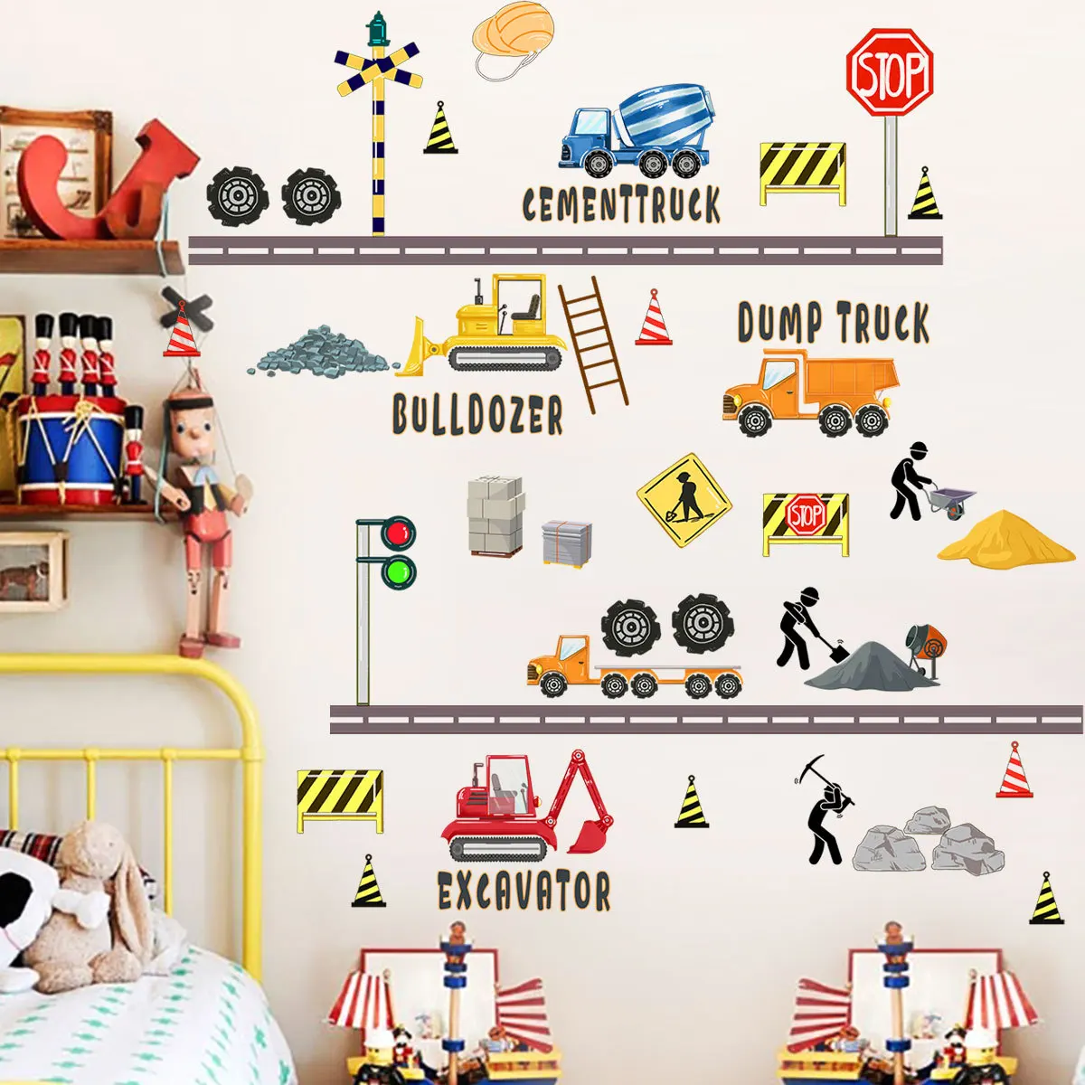 DIY Engineering Vehicle Wall Stickers Car Boy Girl Kids Room Decor Aesthetic Wallstickers Childern Bedroom Decoration Wallpaper
DIY Engineering Vehicle Wall Stickers Car Boy Girl Kids Room Decor Aesthetic Wallstickers Childern Bedroom Decoration Wallpaper