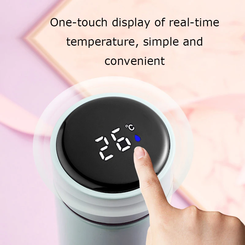 500ML Smart Thermos Water Bottle Led Digital Temperature Display Stainless Steel Coffee Thermal Mugs Intelligent Insulation Cups
500ML Smart Thermos Water Bottle Led Digital Temperature Display Stainless Steel Coffee Thermal Mugs Intelligent Insulation Cups