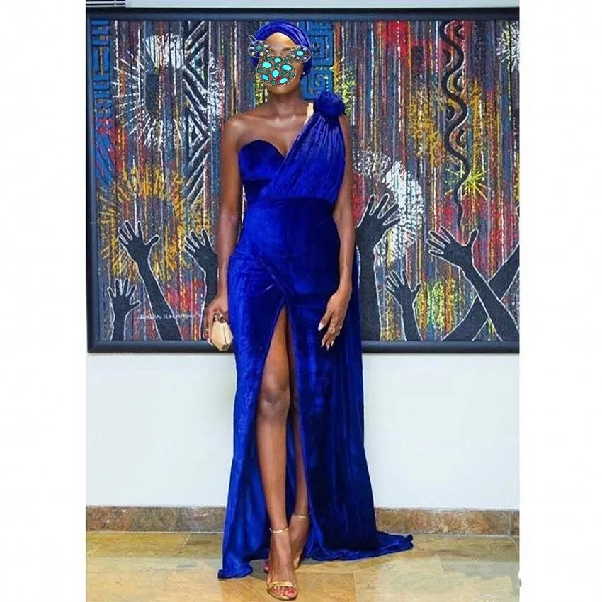 Velvet Evening Dress Sexy Slit abendkleider abiye gece elbisesi robe de soiree Long Royal Blue Evening Dresses vestido de festa
Velvet Evening Dress Sexy Slit abendkleider abiye gece elbisesi robe de soiree Long Royal Blue Evening Dresses vestido de festa