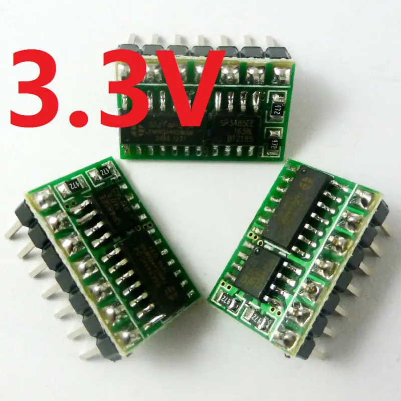 3.3V Auto RS485 to TTL232 Converter for RF Wireless Module Wifi Bluetooth-compatible to RS-485 Transformation Home Automation
3.3V Auto RS485 to TTL232 Converter for RF Wireless Module Wifi Bluetooth-compatible to RS-485 Transformation Home Automation