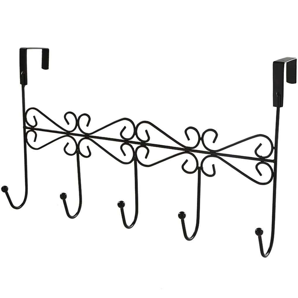 Over The Door Hanger with 5 Hooks Decorative Metal Holder Towel Organizer Household Supplies for Home Office Bronze
Over The Door Hanger with 5 Hooks Decorative Metal Holder Towel Organizer Household Supplies for Home Office Bronze