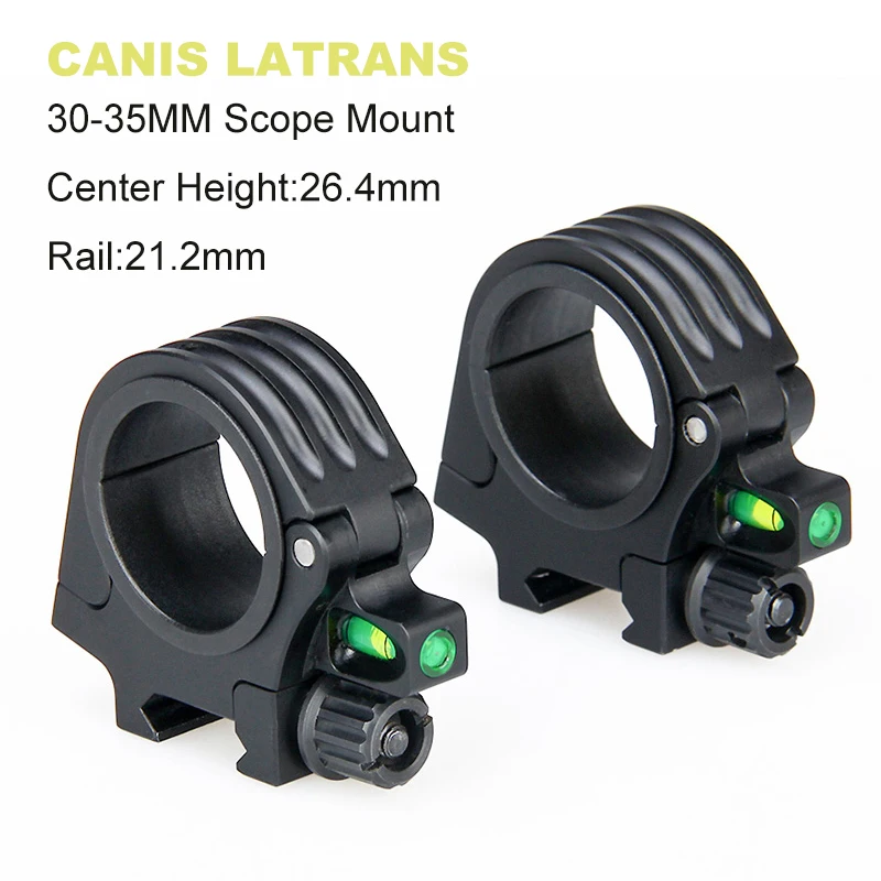 Canis Latrans 30-35mm Scope Mount with Bubble Level 7075 Aluminum for Outdoor Sport Hunting gs24-0138
Canis Latrans 30-35mm Scope Mount with Bubble Level 7075 Aluminum for Outdoor Sport Hunting gs24-0138