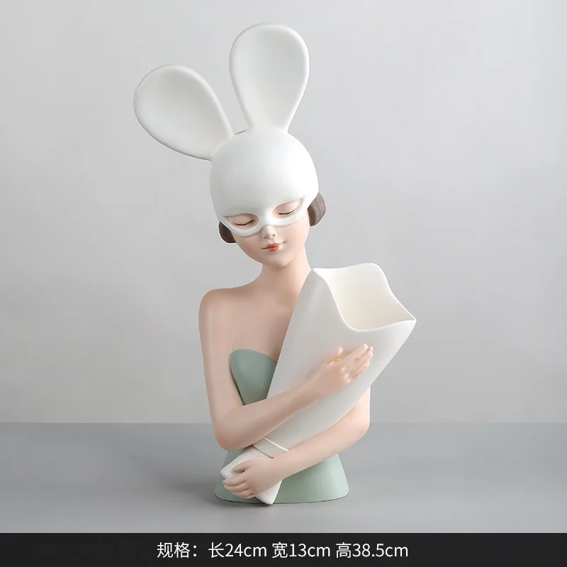 Creative rabbit girl accessories Desktop furnishings in living room Birthday wedding Gifts decorations for home
Creative rabbit girl accessories Desktop furnishings in living room Birthday wedding Gifts decorations for home