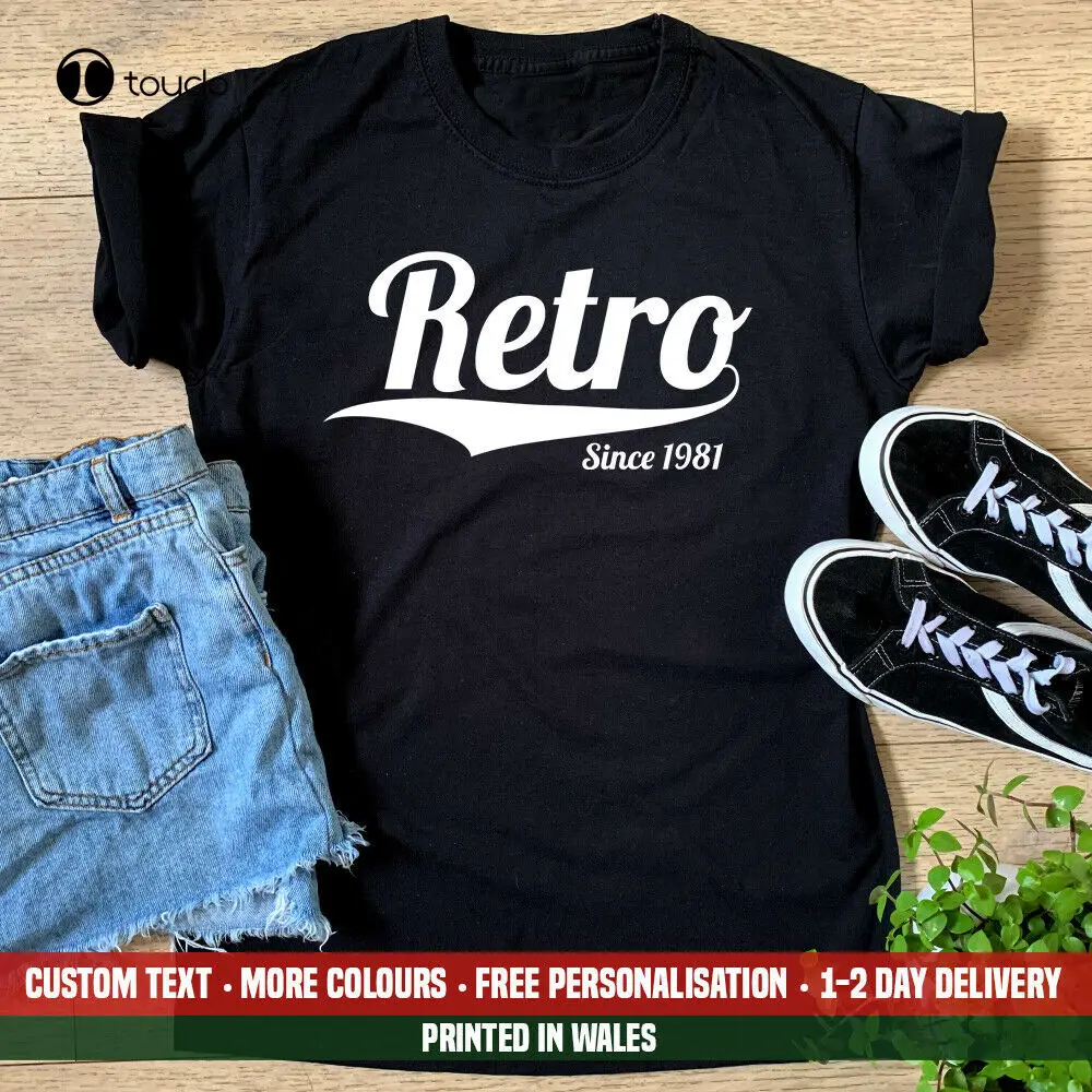 Ladies Retro Since 1981 T Shirt Funny Gamer Mum Classic 40Th Birthday Gift Top Tee Shirt Custom aldult Teen unisex unisex
Ladies Retro Since 1981 T Shirt Funny Gamer Mum Classic 40Th Birthday Gift Top Tee Shirt Custom aldult Teen unisex unisex